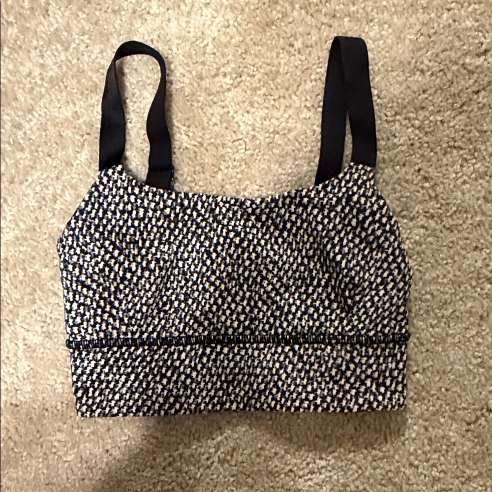 lululemon athletica Black and White Patterned Face Mask